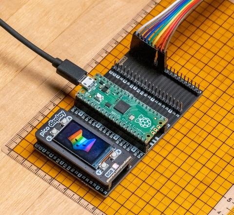 Dual GPIO Expander for Raspberry Pi Pico, Two Sets of Male Headers