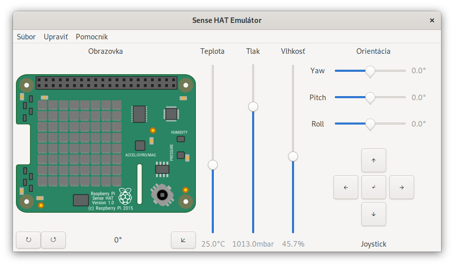 Desktop SenseHat Emulator